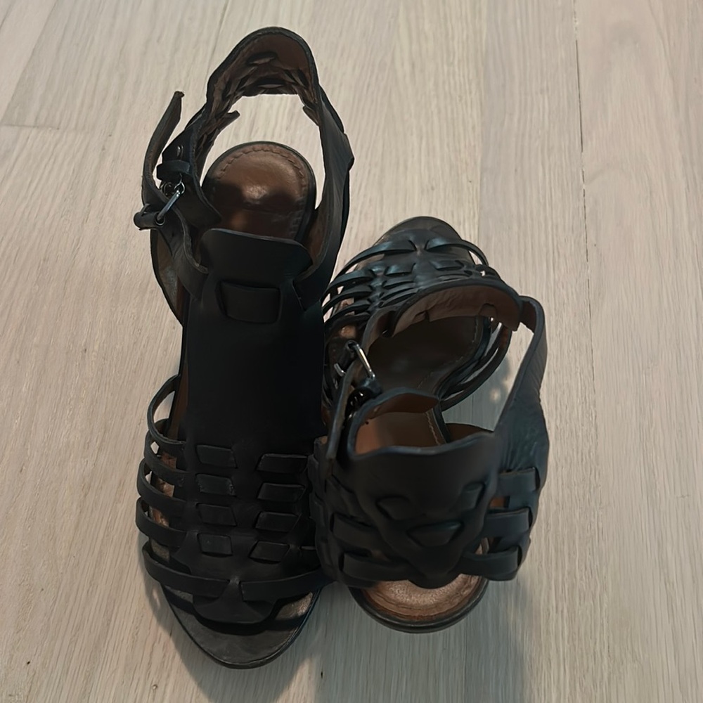 Givenchy black caged heels size 38.5. Good condition